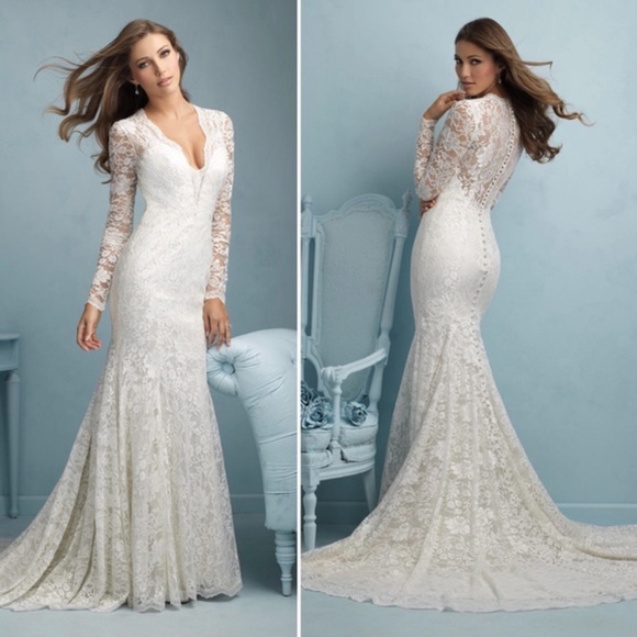 Allure Bridals | Dresses | Lace Bridal Wedding Dress | Poshmark